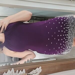 JBS Purple Sleeveless Dress